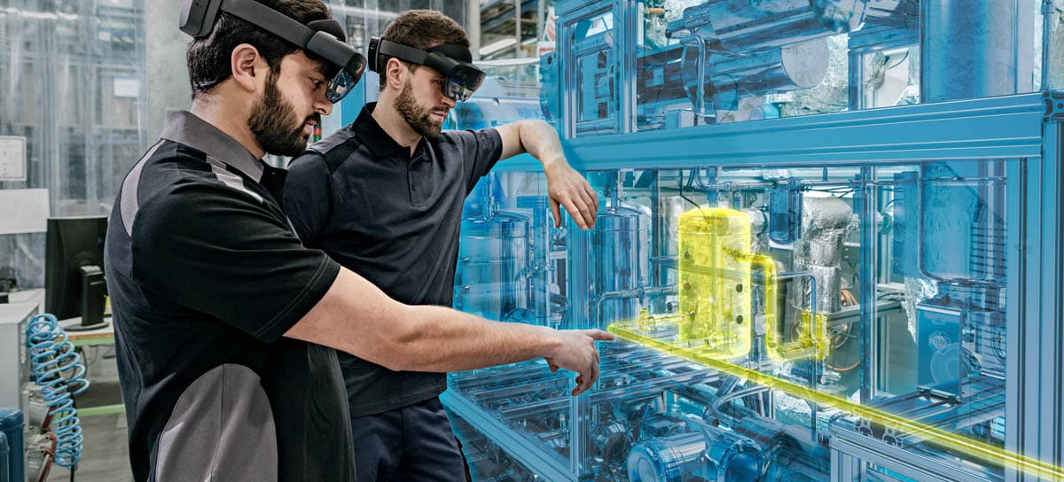 Visualizzare compiti complessi nell'industria con i data glasses